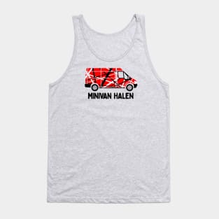 Minivan Halen: Funny 80's Rock and Roll Inspired Van Tank Top